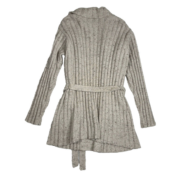 Red Maple Sportswear Belted Cardigan Sweater Womans Large Alpaca Wool Blend - Picture 9 of 9